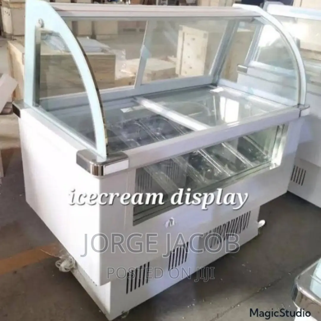 Commercial Ice Cream Display Refrigerated
