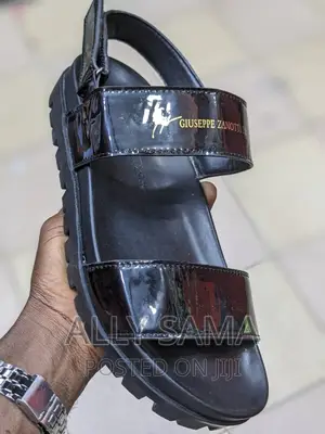 Mens Sandals GIUSEPPE ZANOTTI Black Original