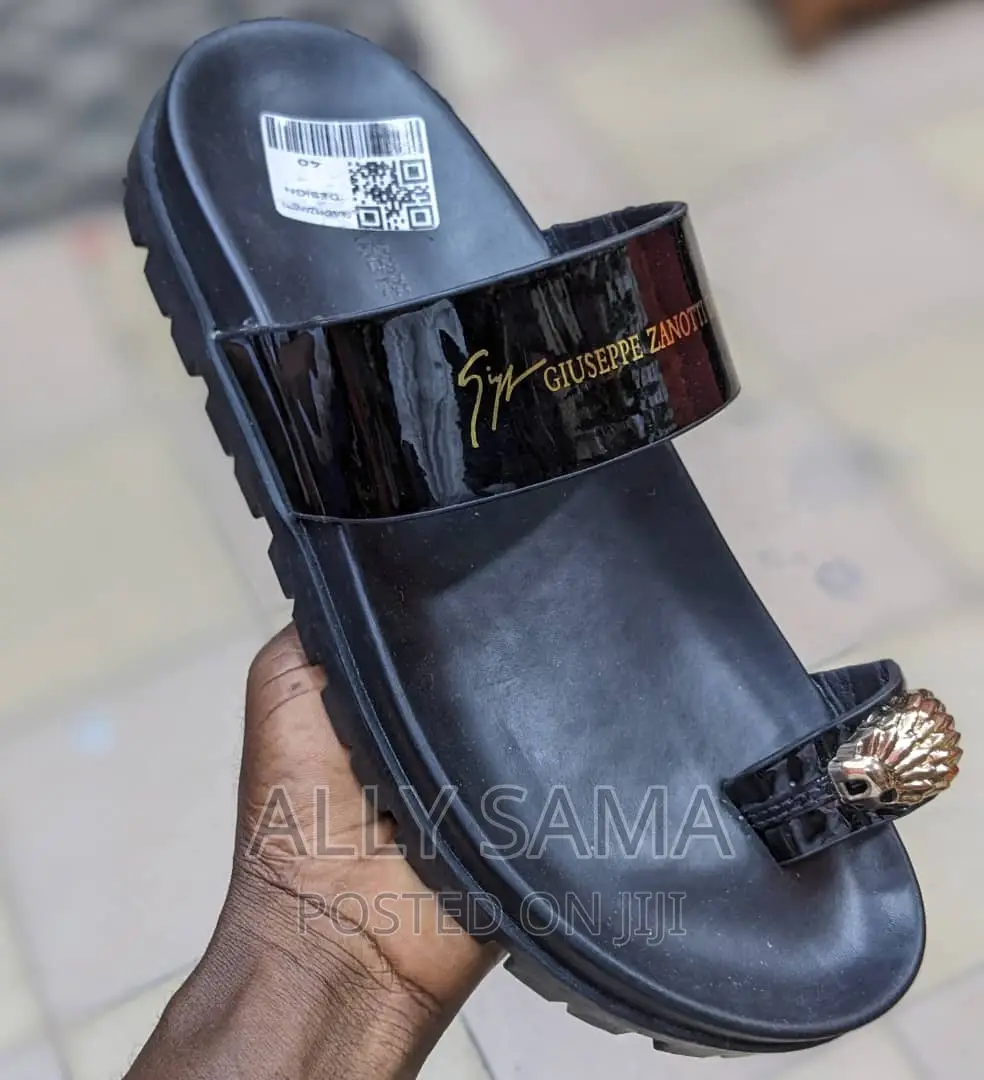 Mens Sandals GIUSEPPE ZANOTTI Black Original
