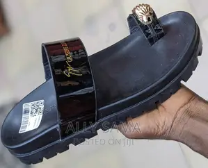 Mens Sandals GIUSEPPE ZANOTTI Black Original