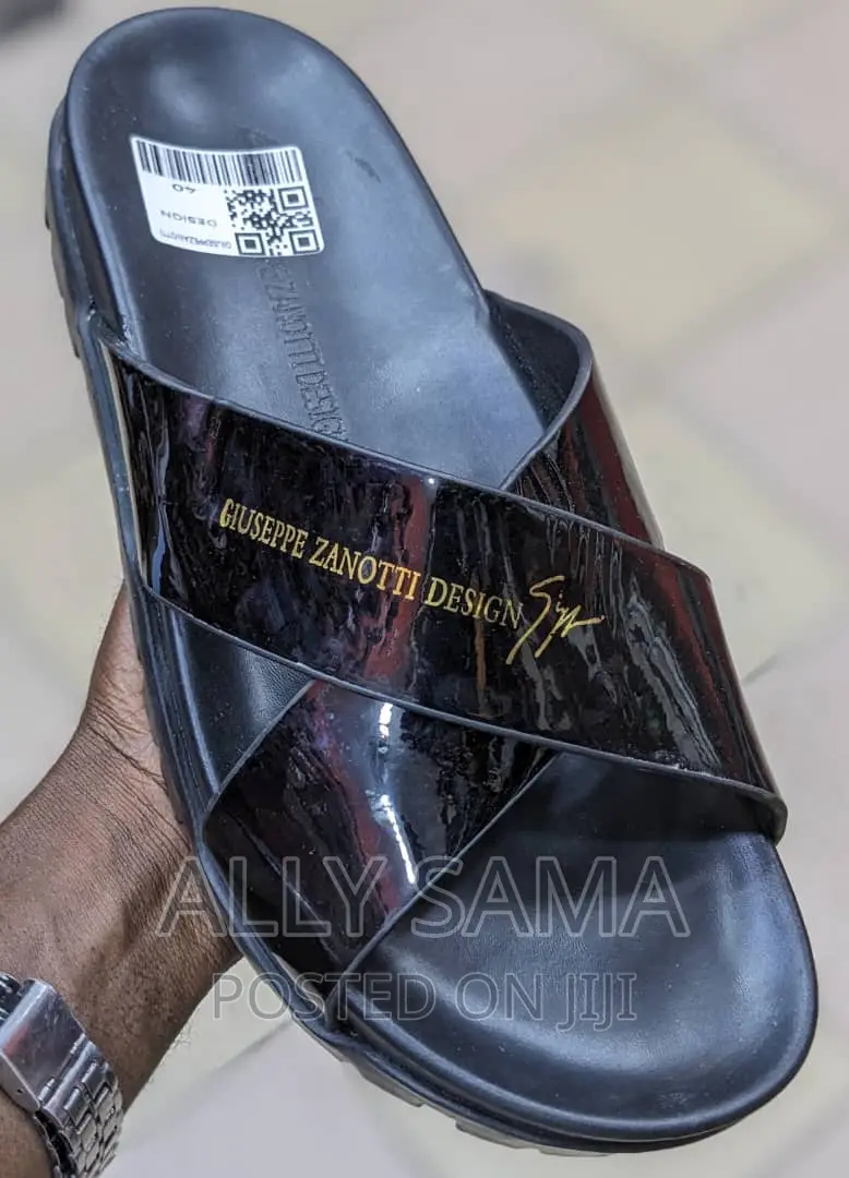 Mens Sandals GIUSEPPE ZANOTTI Black Original