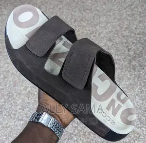 Mens Sandals ECCO Coffee Material Pure Leather