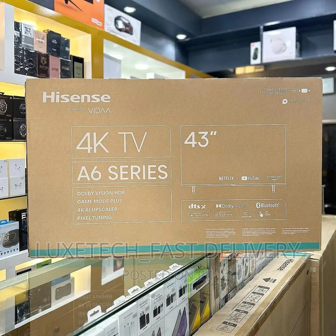 Hisense 43 Inches Smart Uhd Tv High Resolution