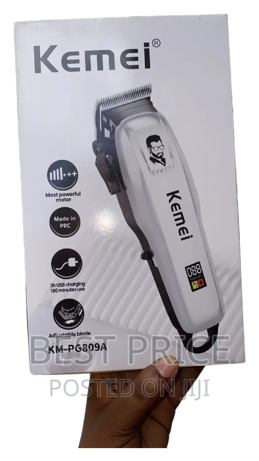 Kemei Wireless Rechagable Hair Clipper
