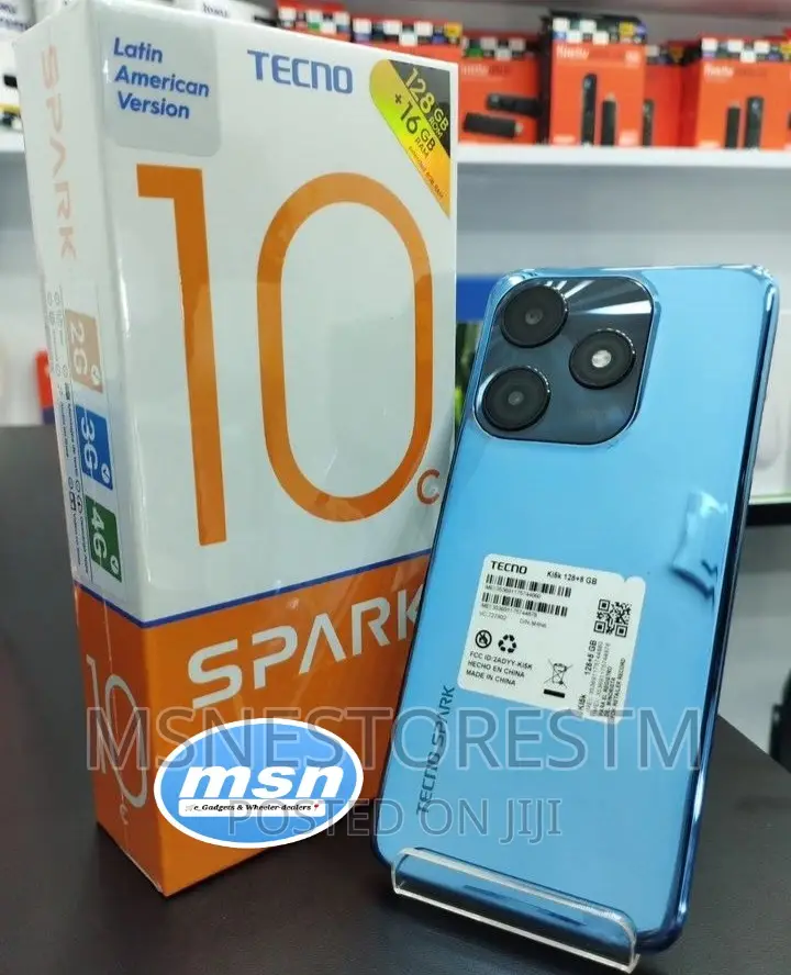 New Tecno Spark 10C 128 GB Blue