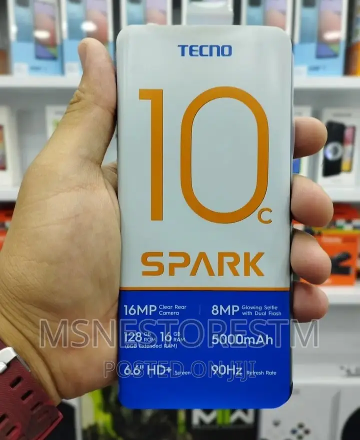 New Tecno Spark 10C 128 GB Blue
