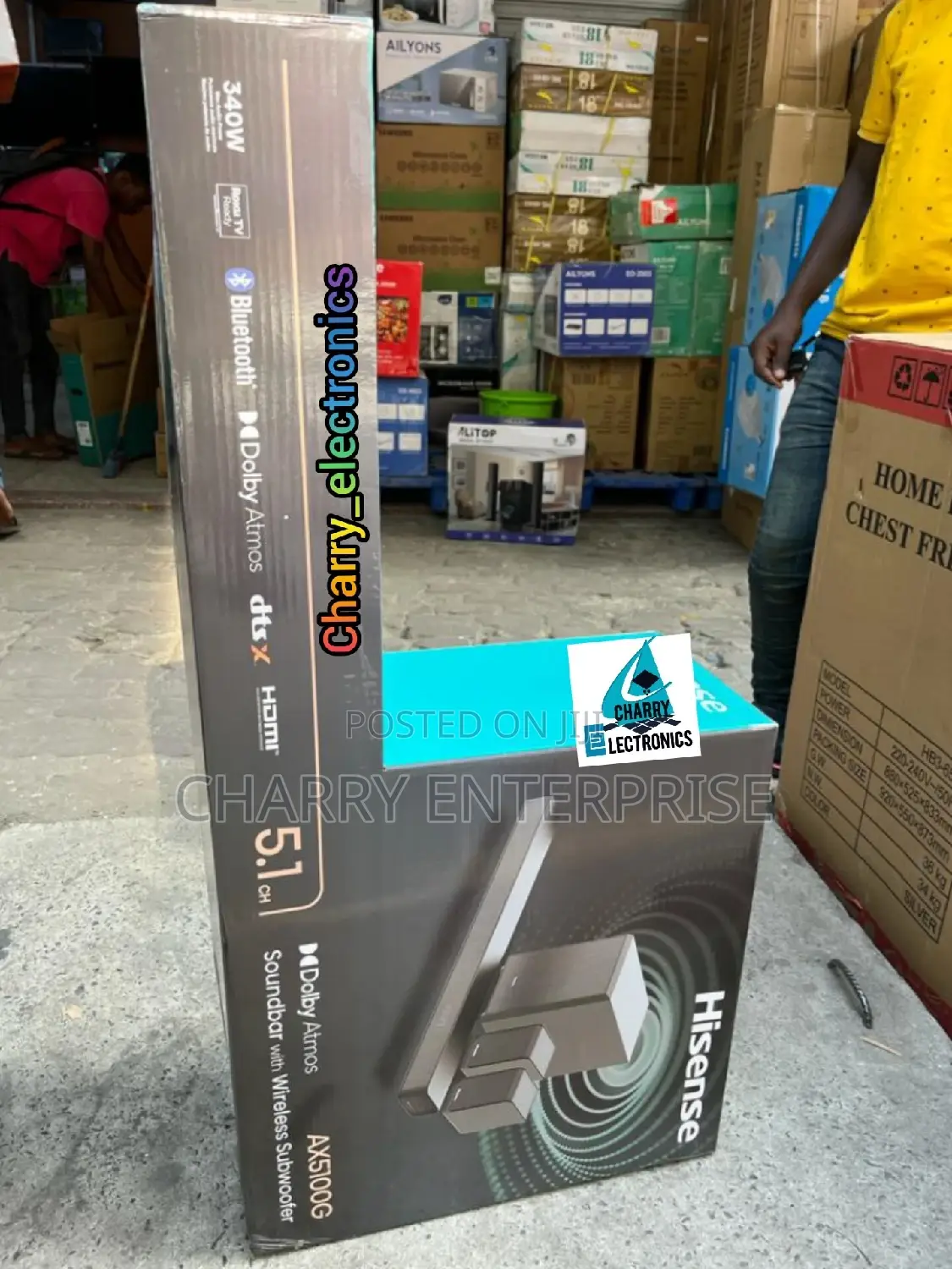 HISENSE Wireless Soundbar 340W 5.1ch AX5100G