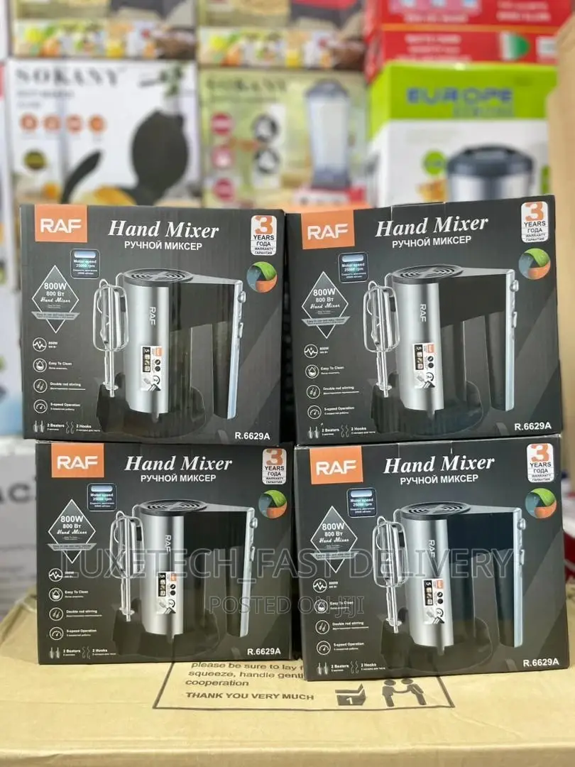 Raf R.6629a Powerful Electric Hand Mixer 800w