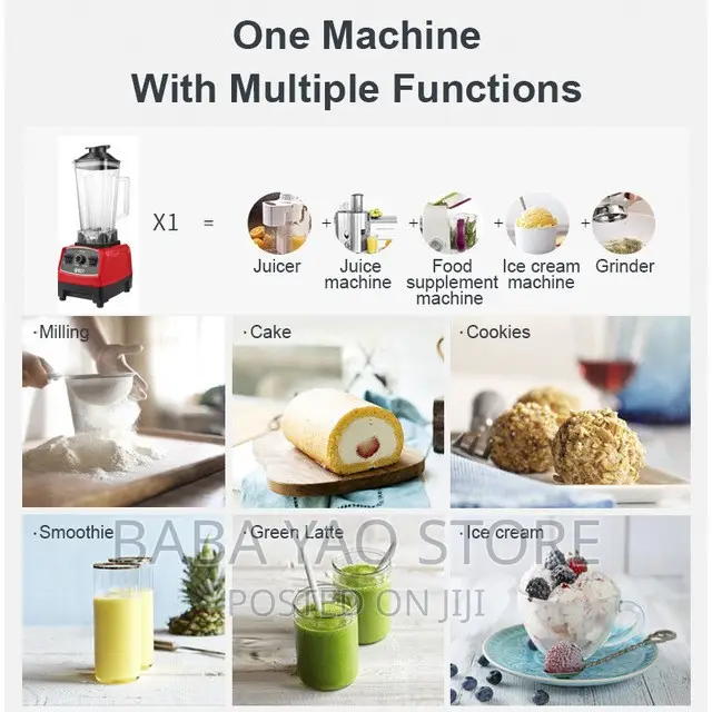 Multi Function Heavy-Duty Robots Double Jug 2.5lt Blender.
