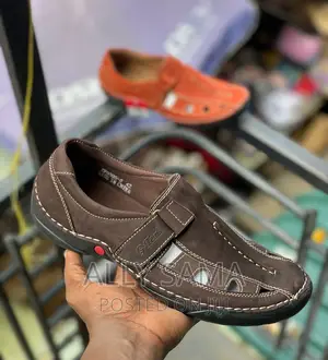 G.Ten Opens Shoes Brown Material Fuaxleather