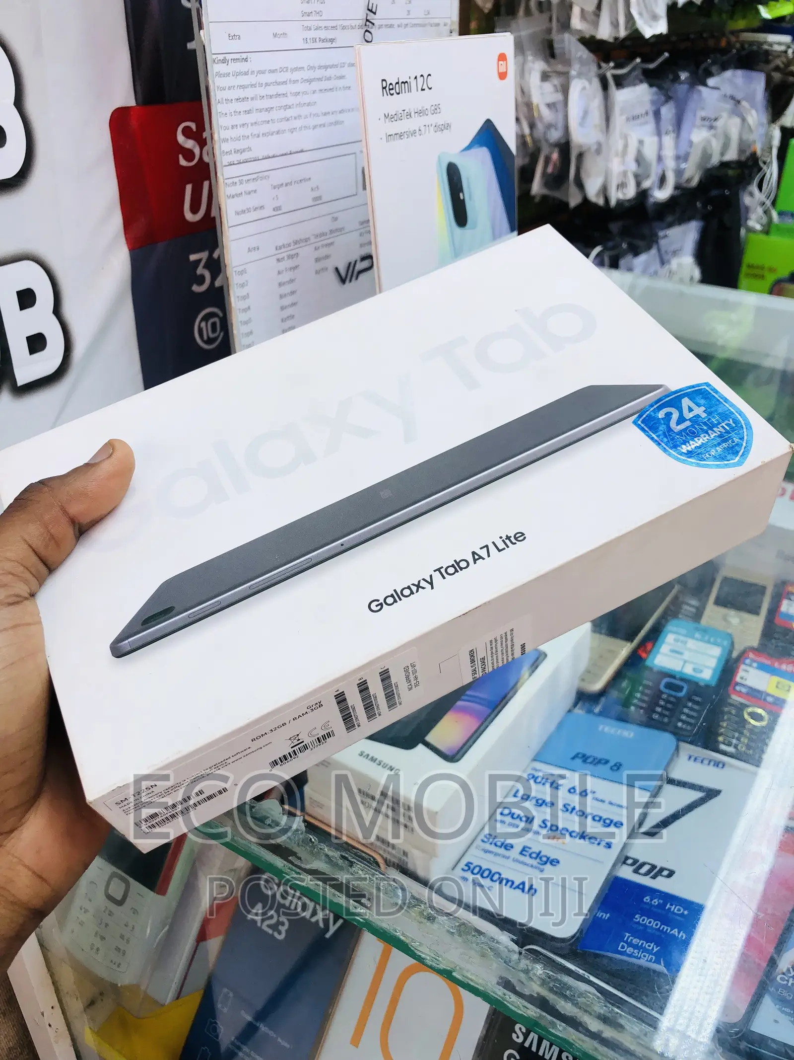 New Samsung Galaxy Tab A7 Lite 32 GB Gray