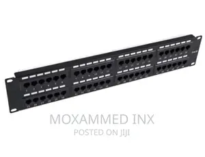 EVI NETWORKS 2U Cat6 Patch Panel 48 Ports