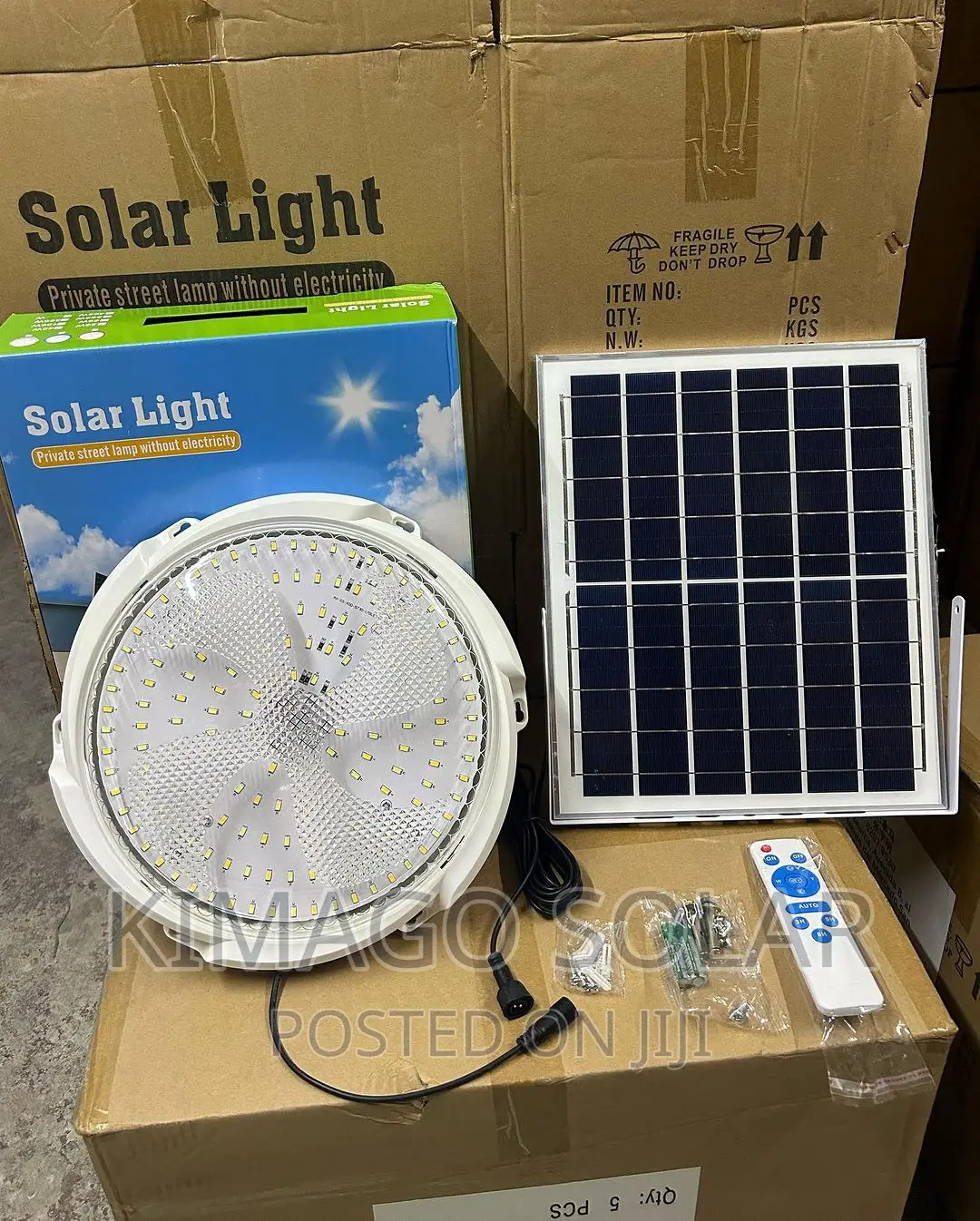 Celling Solar Light 40W Zipo Unafunga Ndani