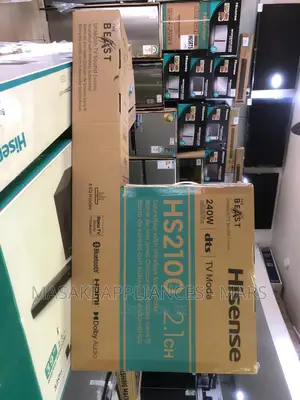 New Hisense 2.1ch Soundbar With Wireless Subwoofer | Hs2100