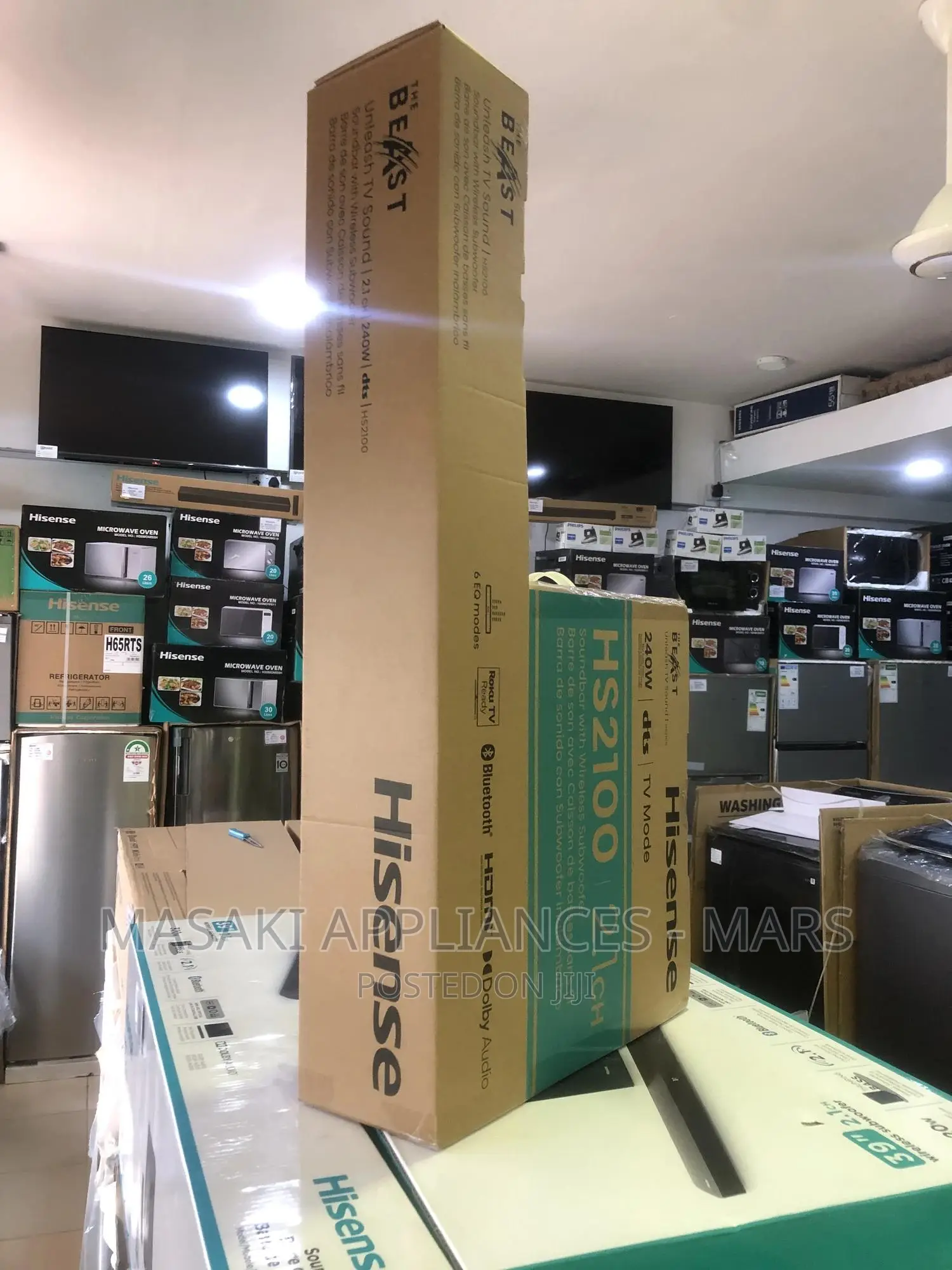 New Hisense 2.1ch Soundbar With Wireless Subwoofer | Hs2100
