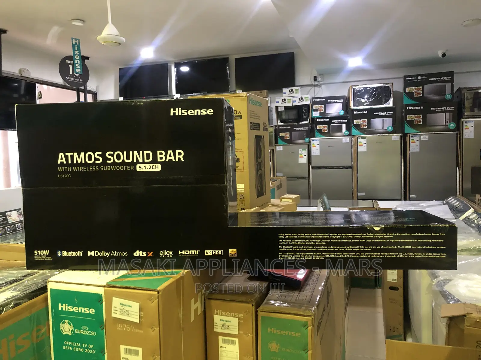 Hisense U5120g 5.1.2ch 510 Watt Soundbar Wireless Speaker
