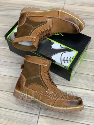 Timberland Boots Brown Original Material Leather