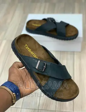 Open Shoes Black Orinal Material Leather