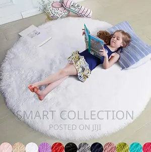 1M Diameter Fluffy Carpet