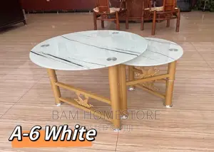 Marble Glass Table 2 in 1