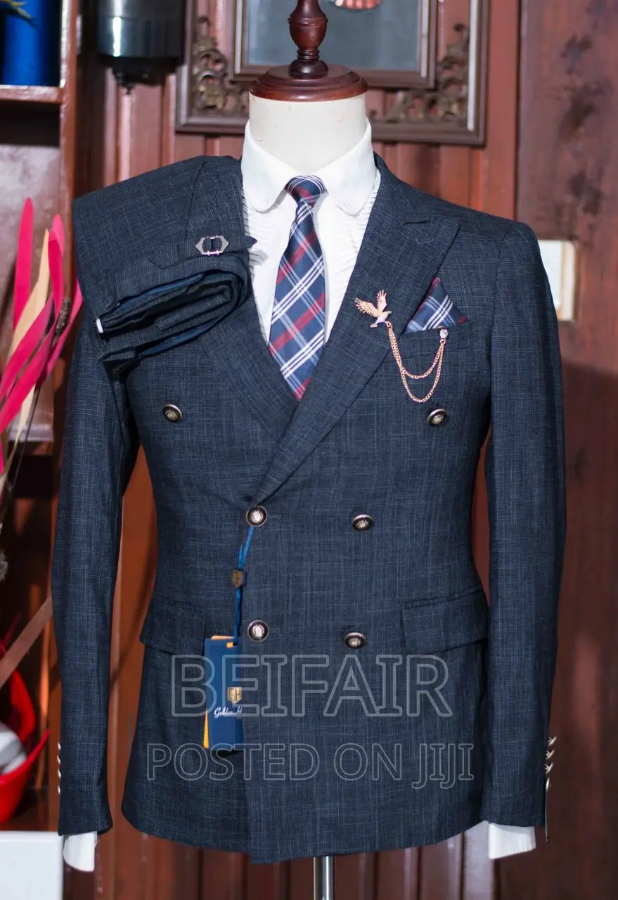 Six Buttons Suits | Suti Za Kiume