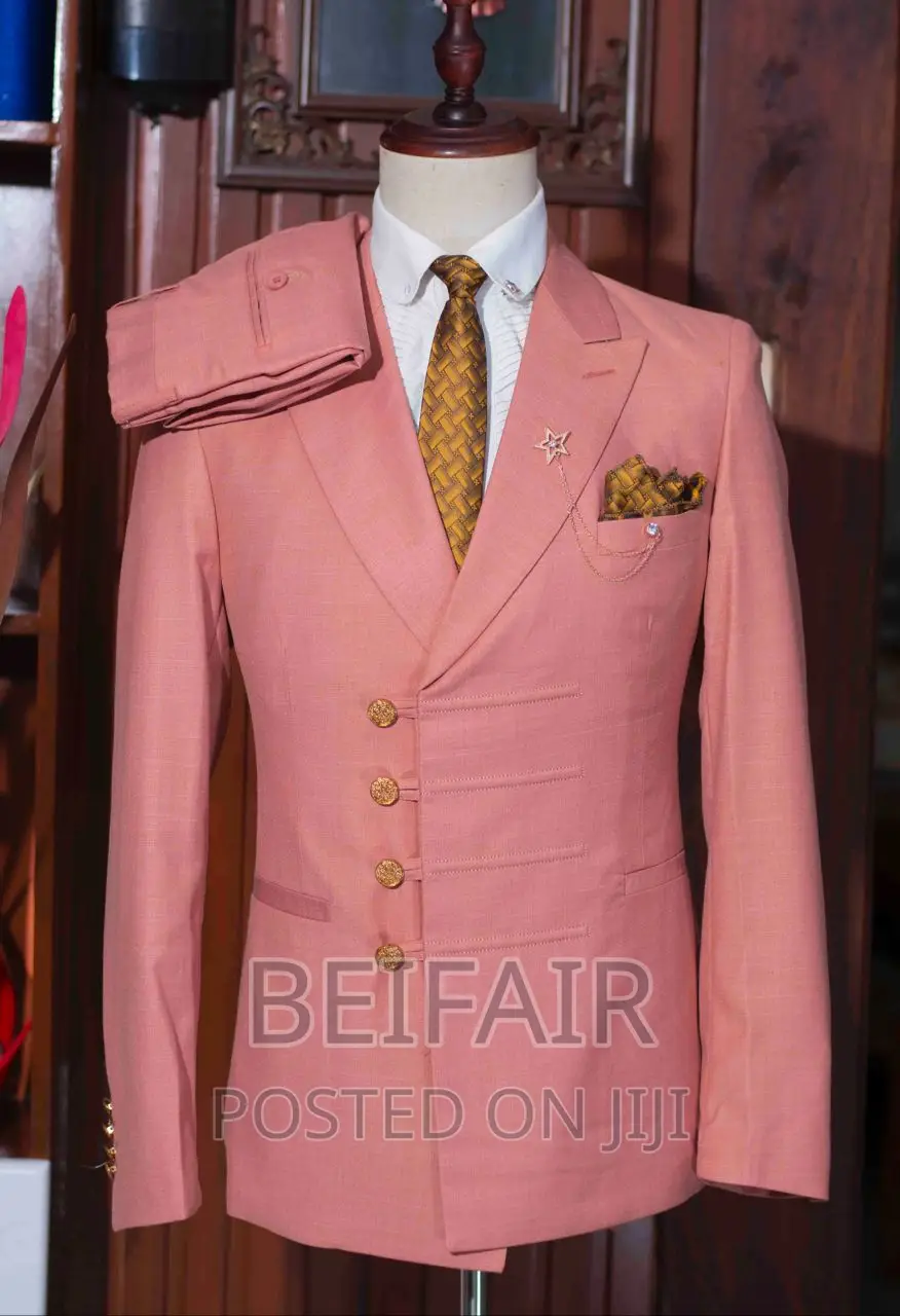 Six Buttons Suits | Suti Za Kiume