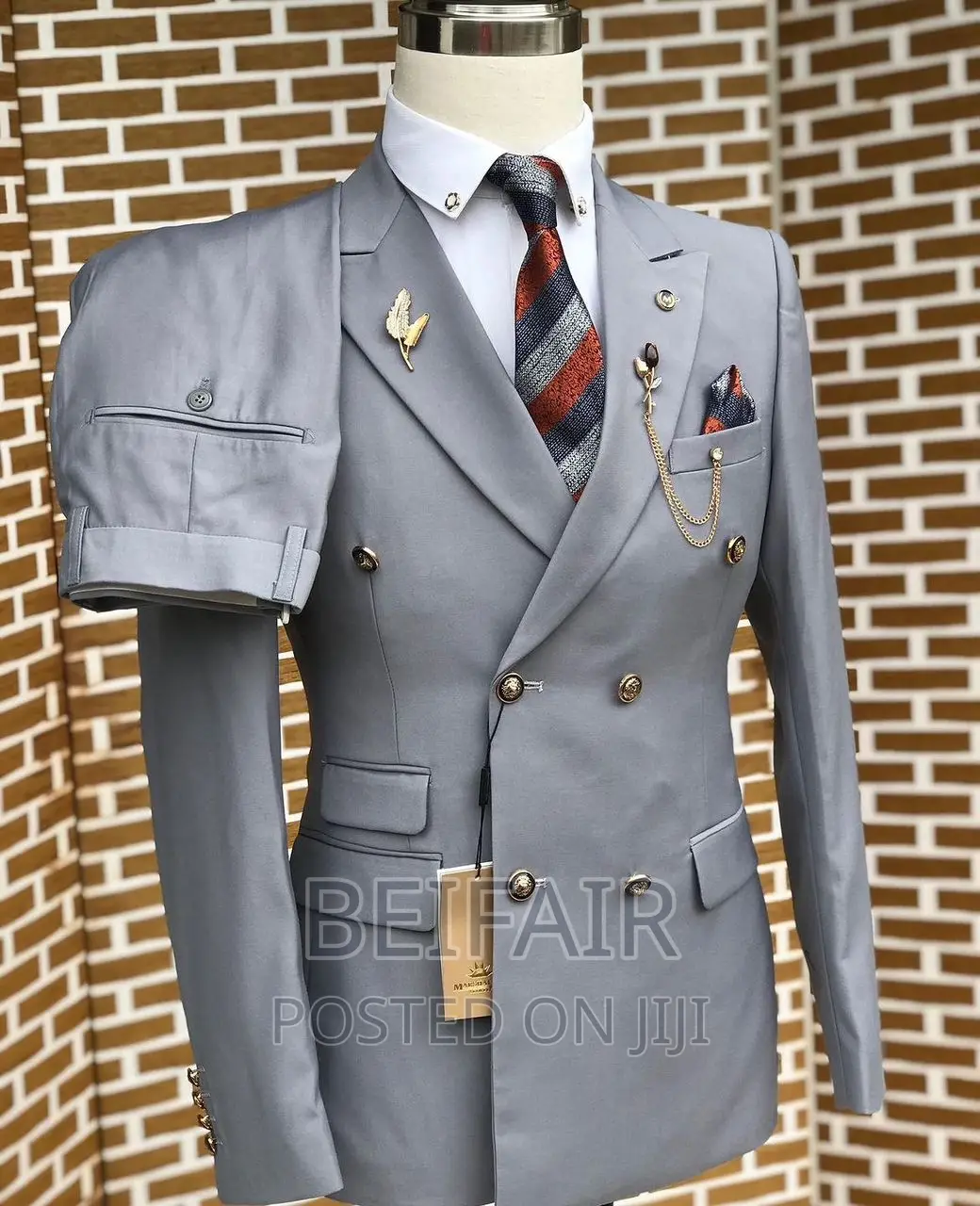 Six Buttons Suits | Suti Za Kiume