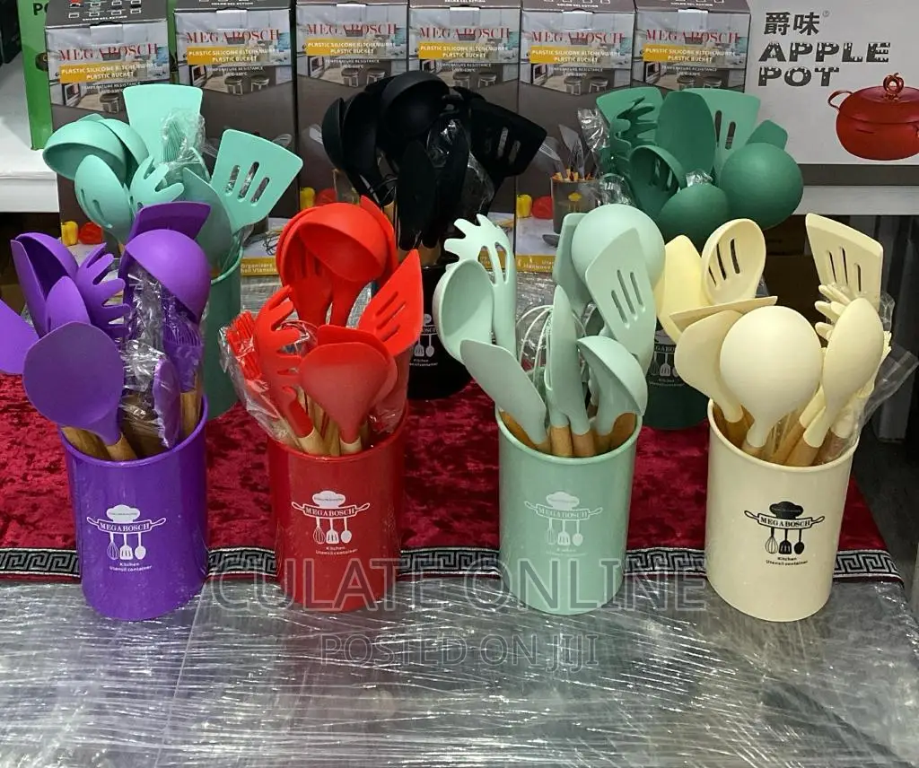 12pcs Non-stick Silicone Kitchen Utensils