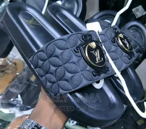 Louis Vutton Black Quality Material Rubber