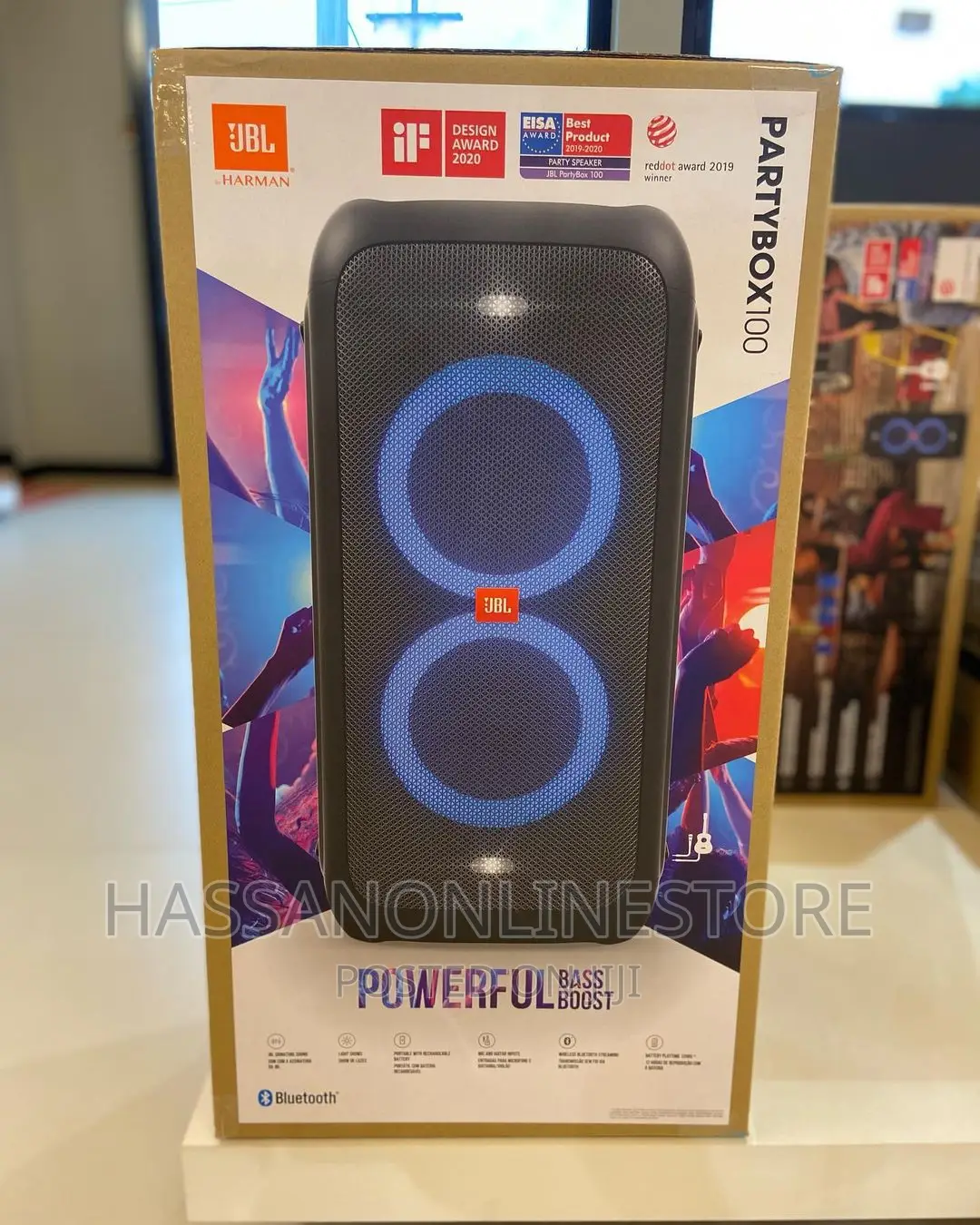 JBL Partybox 100 Portable 160W Wireless Speaker