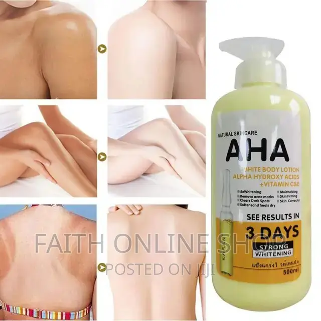 AHA White Body Lotion