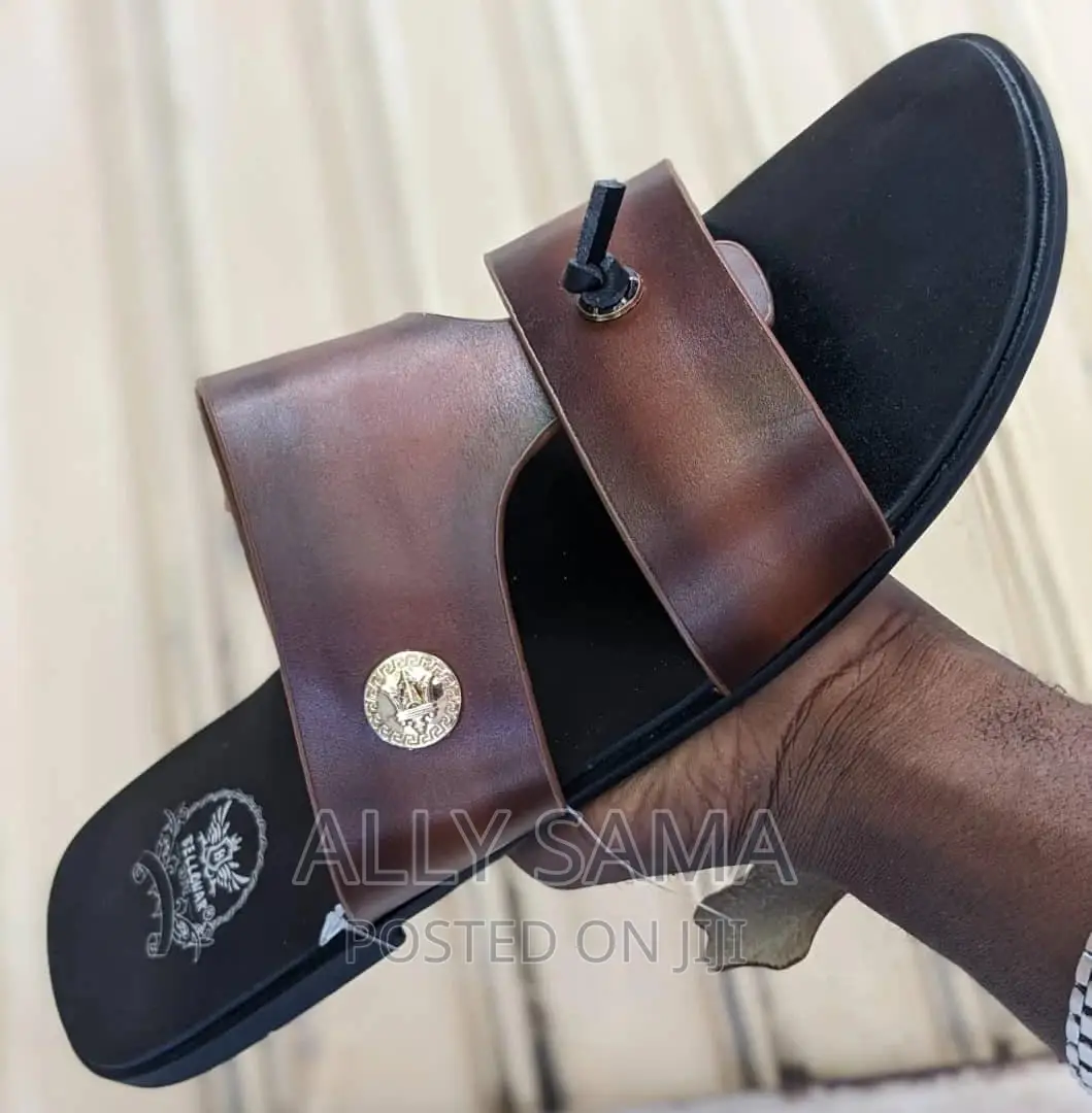 Bellonar Mens Open Shoes Original Material Leather