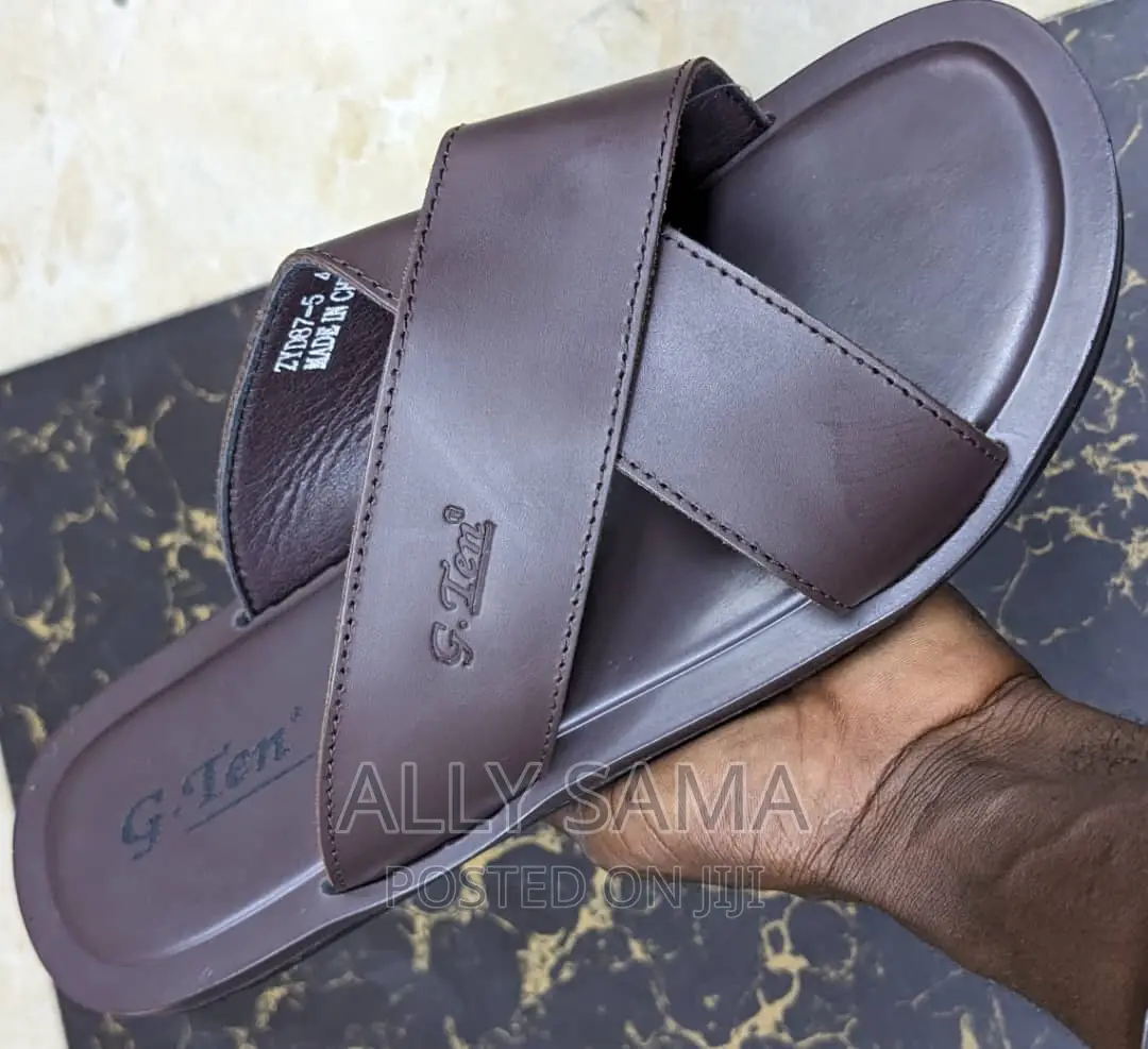 G.Ten Open Shoes Coffee Good Quality