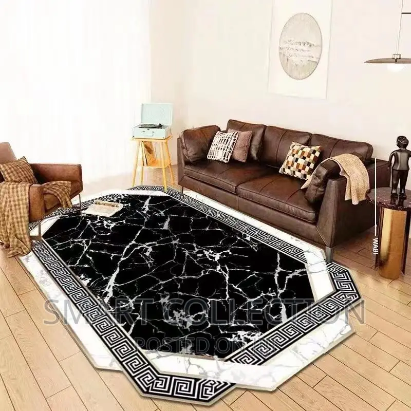 Area Rug Wit Light Luxury Marble Pattern for Home 7ft*9ft
