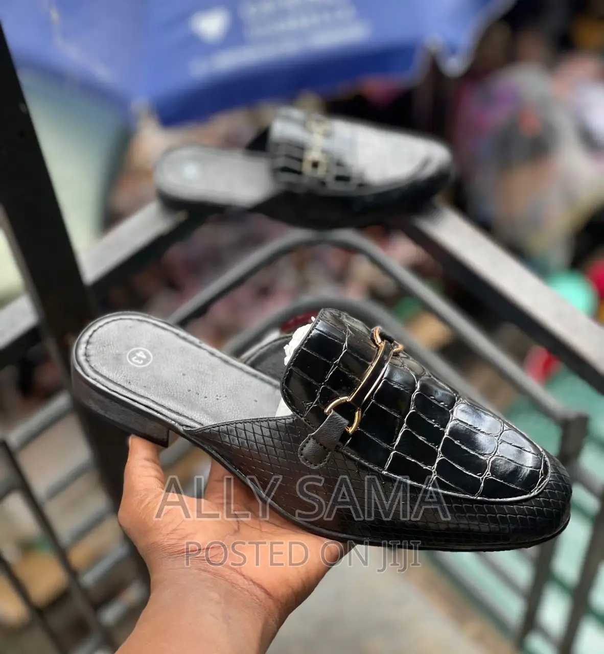 Loafers Black Fauxleather Alchok