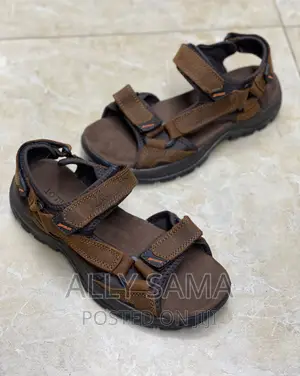 Mens Open Shoes Material Leather