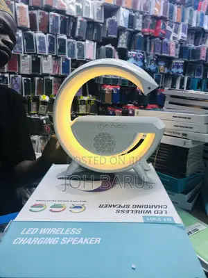 Bluetooth Speaker With Wireless Fast Charger