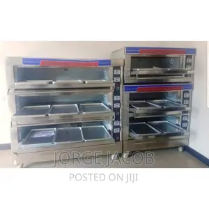 Photo - Commercial 3 Deck 9 Trays Electric Oven