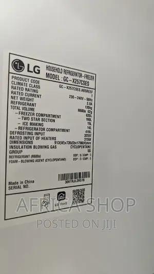 LG GC-X257CSES Side by Side Refrigerator