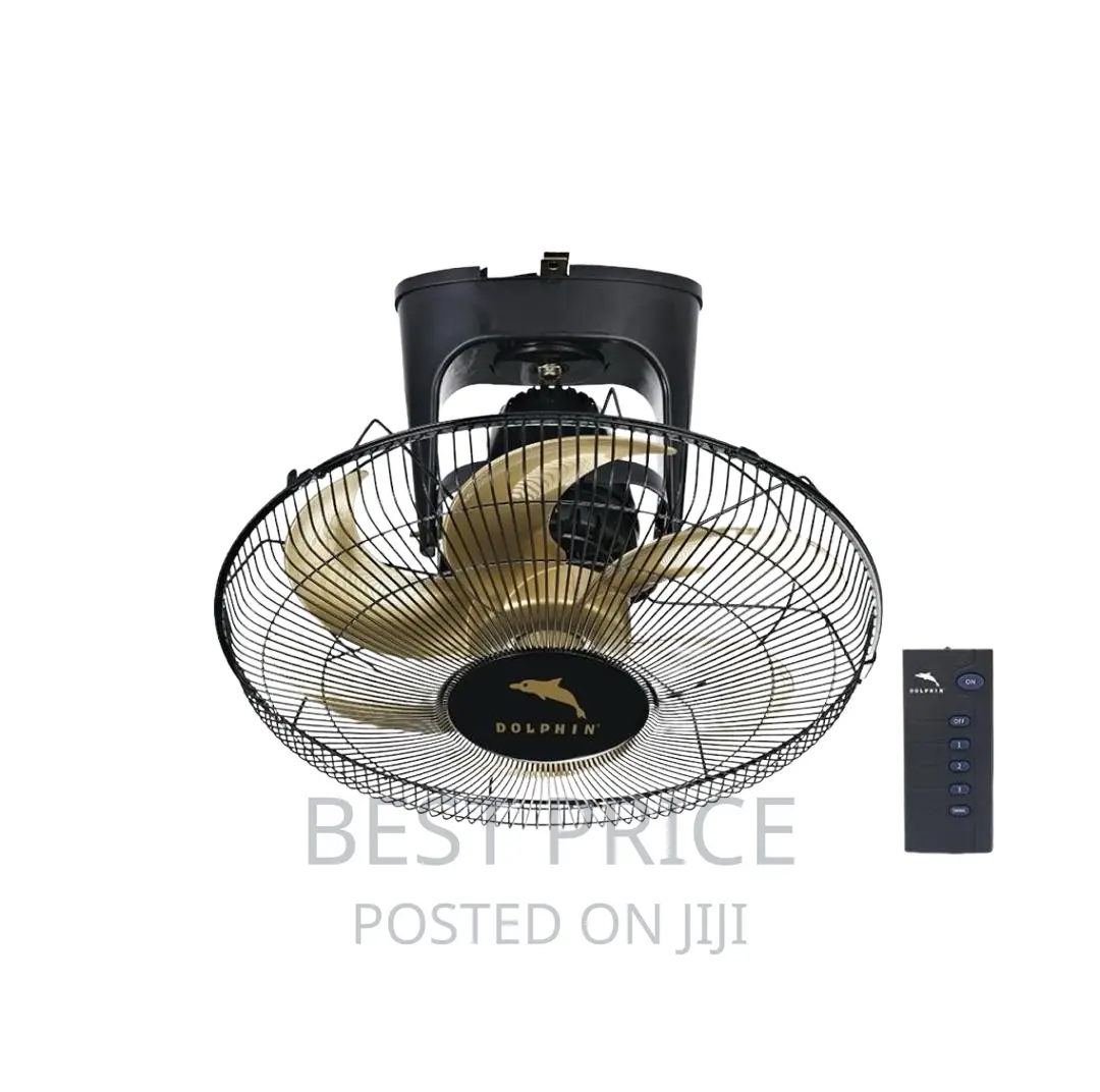 18" Gold Orbit Fan Remote Fd-1806
