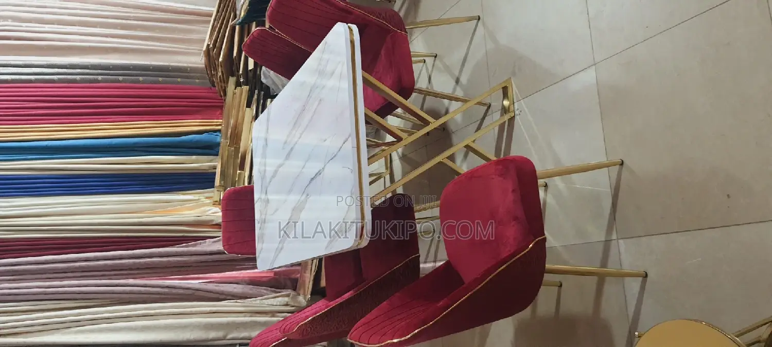 Dinning Table With Marble Made in Turkey