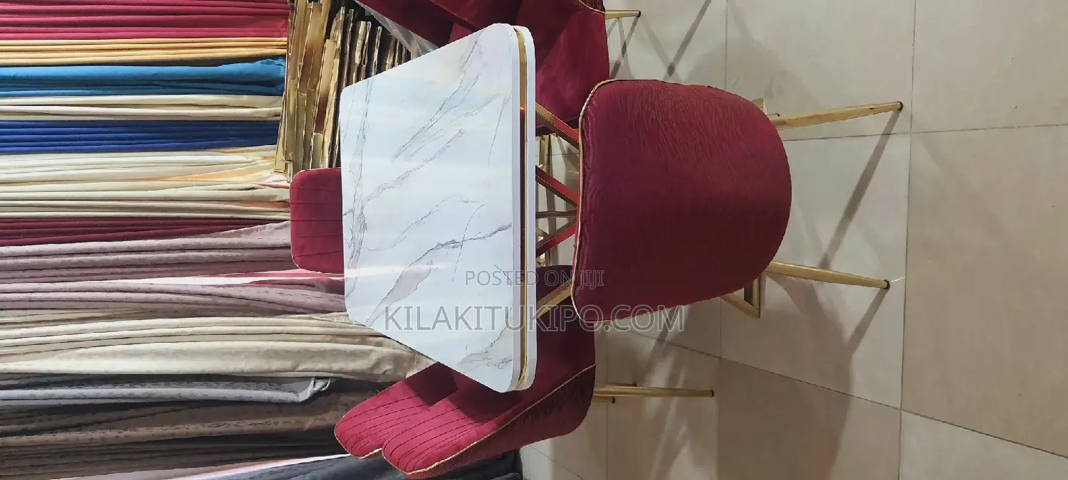 Dinning Table With Marble Made in Turkey