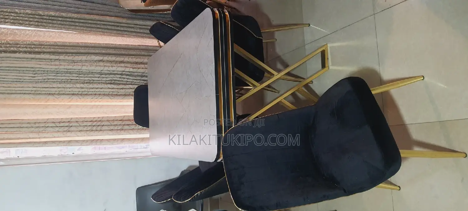 Dinning Table Marble Set With 6 Chairs