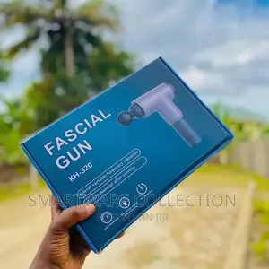Photo - Electric Facial Gun Massager, Handheld With 6 Massage Heads