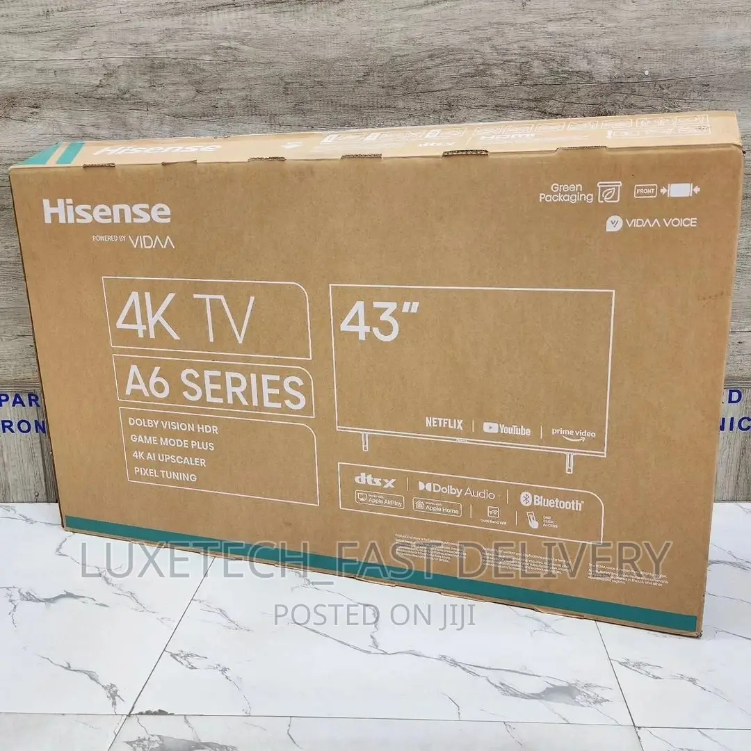 Hisense 43 Inches Smart Uhd Tv High Resolution