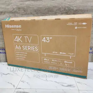 Hisense 43 Inches Smart Uhd Tv High Resolution