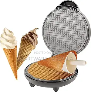 Bowl Maker Homemade Ice Cream Cone Iron Machine Shape Roller
