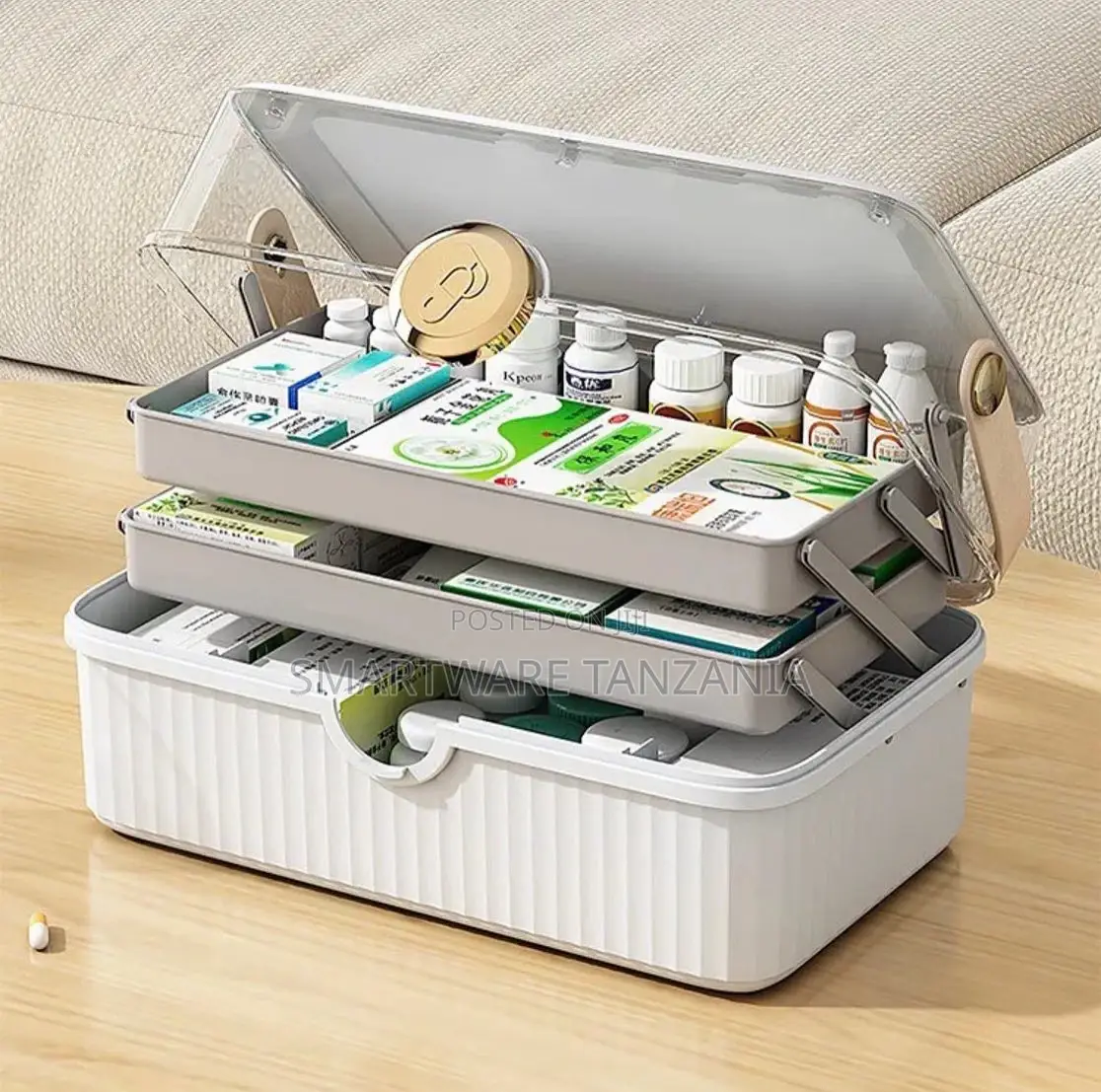 First Aid Kit, Medicine Box, Medical Box, Stylish, Plastic