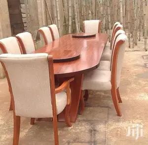 Dinning Table (Viti 8-Mkongo Wood )