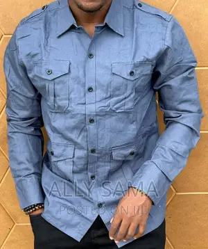 Mens Shirt Plain 4pocket Quality